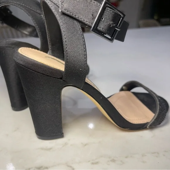 Nina Black Sparkling Heels - Picture 8 of 16